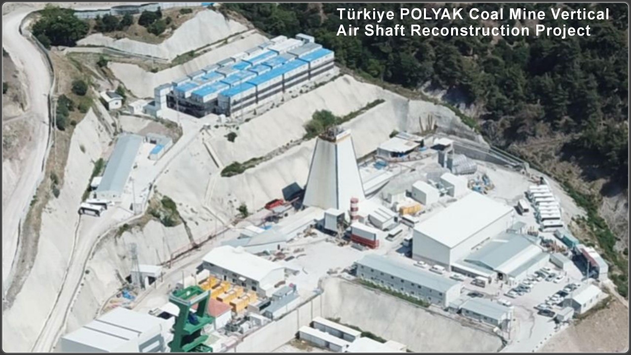 Türkiye POLYAK Coal Mine Vertical Air Shaft Reconstruction P